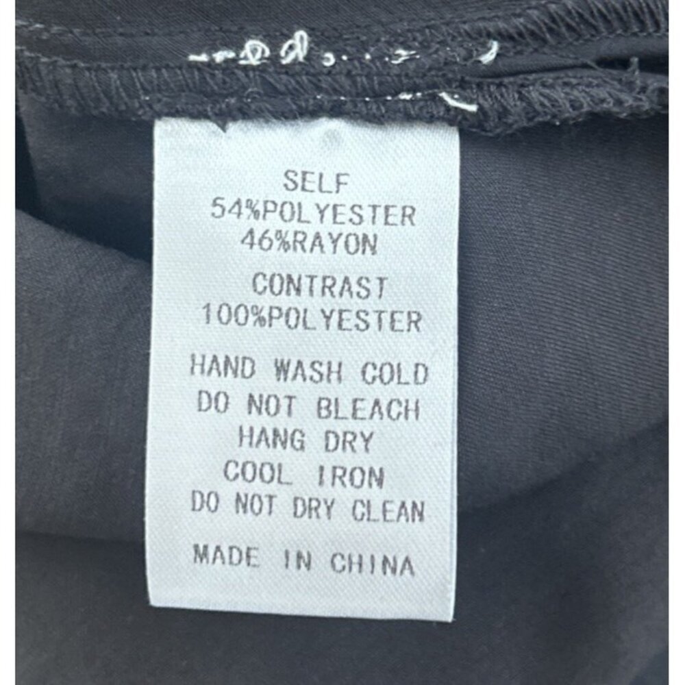 ALL:ROW Womens Maxi Dress Black Satin Empire Waist Sleeveless Side Slits  Size S - Picture 7 of 7